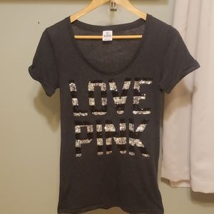 PINK embellished t-shirt